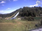 Archived image Webcam Winterberg: View to Ski Jumping Hill from Quick Jet 11:00