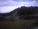 Archived image Webcam Winterberg: View to Ski Jumping Hill from Quick Jet 15:00