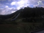 Archiv Foto Webcam Winterberg: Blick vom Quick Jet zur Sprungschanze 17:00