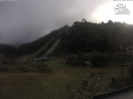 Archived image Webcam Winterberg: View to Ski Jumping Hill from Quick Jet 06:00