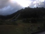 Archiv Foto Webcam Winterberg: Blick vom Quick Jet zur Sprungschanze 05:00