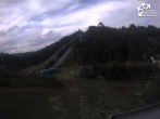 Archiv Foto Webcam Winterberg: Blick vom Quick Jet zur Sprungschanze 17:00