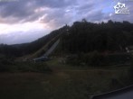 Archiv Foto Webcam Winterberg: Blick vom Quick Jet zur Sprungschanze 19:00