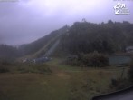 Archiv Foto Webcam Winterberg: Blick vom Quick Jet zur Sprungschanze 19:00