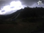 Archiv Foto Webcam Winterberg: Blick vom Quick Jet zur Sprungschanze 19:00