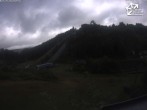Archiv Foto Webcam Winterberg: Blick vom Quick Jet zur Sprungschanze 13:00
