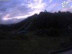 Archiv Foto Webcam Winterberg: Blick vom Quick Jet zur Sprungschanze 19:00