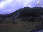 Archiv Foto Webcam Winterberg: Blick vom Quick Jet zur Sprungschanze 05:00
