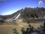 Archiv Foto Webcam Winterberg: Blick vom Quick Jet zur Sprungschanze 13:00