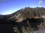 Archiv Foto Webcam Winterberg: Blick vom Quick Jet zur Sprungschanze 17:00