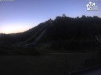 Archiv Foto Webcam Winterberg: Blick vom Quick Jet zur Sprungschanze 19:00