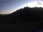 Archiv Foto Webcam Winterberg: Blick vom Quick Jet zur Sprungschanze 05:00