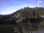 Archiv Foto Webcam Winterberg: Blick vom Quick Jet zur Sprungschanze 17:00