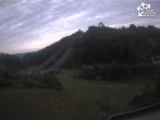 Archiv Foto Webcam Winterberg: Blick vom Quick Jet zur Sprungschanze 05:00