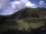 Archiv Foto Webcam Winterberg: Blick vom Quick Jet zur Sprungschanze 13:00