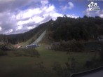 Archiv Foto Webcam Winterberg: Blick vom Quick Jet zur Sprungschanze 13:00