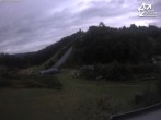 Archived image Webcam Winterberg: View to Ski Jumping Hill from Quick Jet 15:00