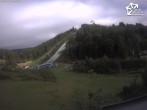 Archived image Webcam Winterberg: View to Ski Jumping Hill from Quick Jet 11:00