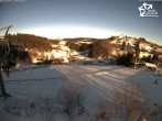 Archiv Foto Webcam Winterberg: Blick von Astenstraße auf St. Georg Schanze 09:00