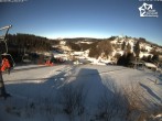 Archiv Foto Webcam Winterberg: Blick von Astenstraße auf St. Georg Schanze 11:00