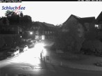 Archiv Foto Webcam Schluchsee: Rathausvorplatz 22:00