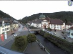 Archived image Webcam St Blasien Menzenschwand: main street 19:00