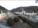 Archived image Webcam St Blasien Menzenschwand: main street 19:00