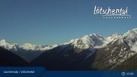 Archived image Webcam top station Wiler-Lauchernalp, Lötschen valley 06:00