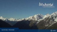 Archived image Webcam top station Wiler-Lauchernalp, Lötschen valley 07:00