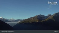 Archiv Foto Webcam Bergstation Wiler-Lauchernalp, Lötschental 08:00
