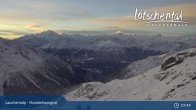 Archiv Foto Webcam Bergstation Gandegg-Hockenhorngrat, Lauchernalp 07:00