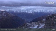 Archiv Foto Webcam Bergstation Gandegg-Hockenhorngrat, Lauchernalp 00:00