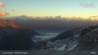 Archiv Foto Webcam Bergstation Gandegg-Hockenhorngrat, Lauchernalp 04:00