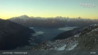 Archiv Foto Webcam Bergstation Gandegg-Hockenhorngrat, Lauchernalp 07:00