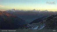 Archiv Foto Webcam Bergstation Gandegg-Hockenhorngrat, Lauchernalp 18:00