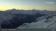 Archiv Foto Webcam Bergstation Gandegg-Hockenhorngrat, Lauchernalp 07:00