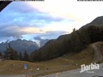 Archiv Foto Webcam Restaurant Moosalp, Bürchen 19:00