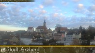 Archiv Foto Webcam Arzberg und die Maria Magdalena Kirche (Fichtelgebirge) 05:00