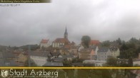 Archiv Foto Webcam Arzberg und die Maria Magdalena Kirche (Fichtelgebirge) 07:00
