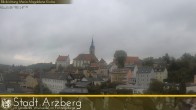 Archiv Foto Webcam Arzberg und die Maria Magdalena Kirche (Fichtelgebirge) 06:00