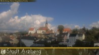 Archiv Foto Webcam Arzberg und die Maria Magdalena Kirche (Fichtelgebirge) 09:00