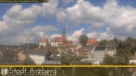Archiv Foto Webcam Arzberg und die Maria Magdalena Kirche (Fichtelgebirge) 11:00