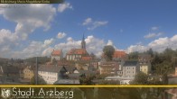Archiv Foto Webcam Arzberg und die Maria Magdalena Kirche (Fichtelgebirge) 13:00