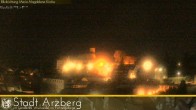 Archiv Foto Webcam Arzberg und die Maria Magdalena Kirche (Fichtelgebirge) 23:00