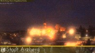 Archiv Foto Webcam Arzberg und die Maria Magdalena Kirche (Fichtelgebirge) 05:00