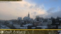 Archiv Foto Webcam Arzberg und die Maria Magdalena Kirche (Fichtelgebirge) 07:00