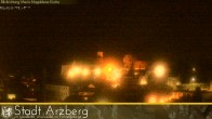 Archiv Foto Webcam Arzberg und die Maria Magdalena Kirche (Fichtelgebirge) 23:00