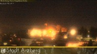 Archiv Foto Webcam Arzberg und die Maria Magdalena Kirche (Fichtelgebirge) 05:00