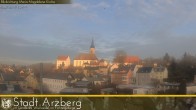 Archiv Foto Webcam Arzberg und die Maria Magdalena Kirche (Fichtelgebirge) 07:00