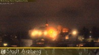 Archiv Foto Webcam Arzberg und die Maria Magdalena Kirche (Fichtelgebirge) 03:00